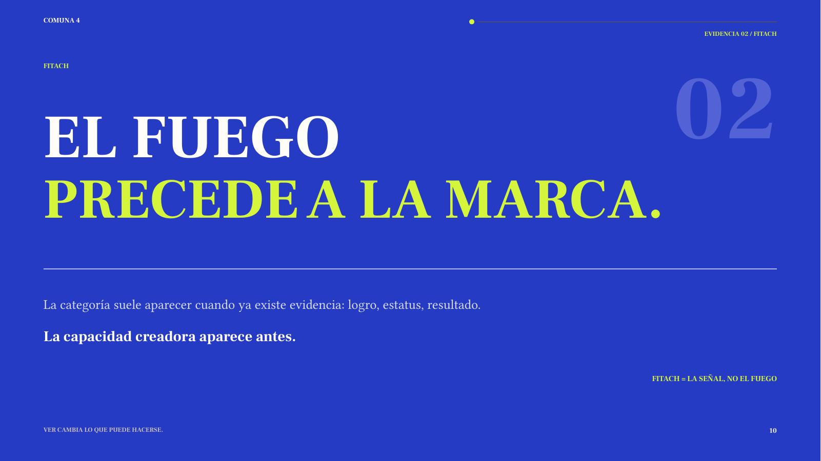 Fitach — El fuego precede a la marca